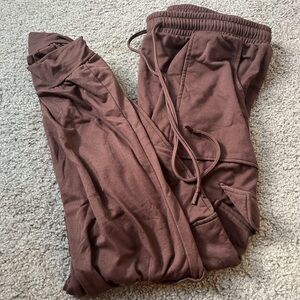 Brown Jogger Pants
